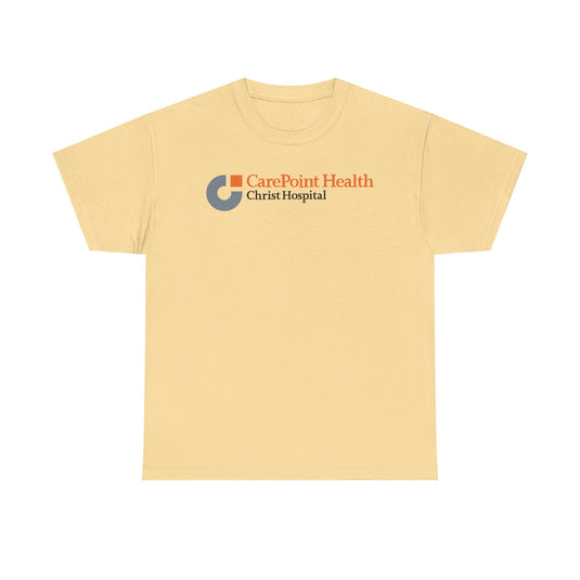 CarePoint Health Logo Jersey City Hospital Graphic T-Shirt Rare Defunct Brand Tee