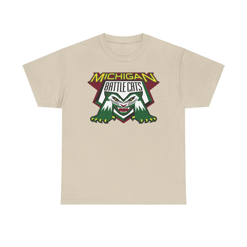 Load image into Gallery viewer, Michigan Battle Cats Midwest League 1995-2002 Baseball T-shirt
