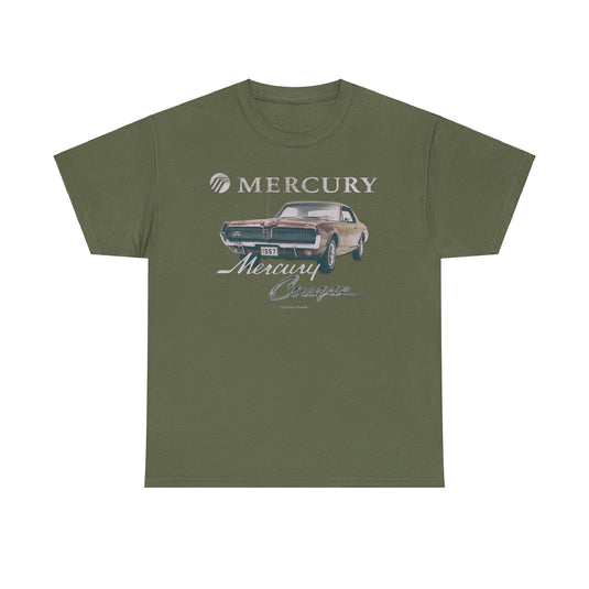 Mercury Cougar Classic Car Nostalgic Tribute T-shirt