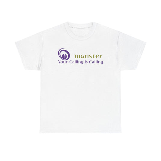 Monster Worldwide T-Shirt - Job Search Employment Industry Logo Tee