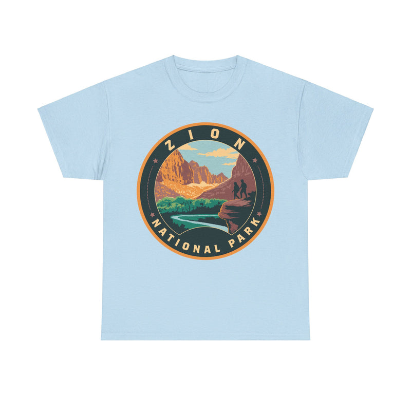 Load image into Gallery viewer, Zion National Park Utah Round Logo T-shirt
