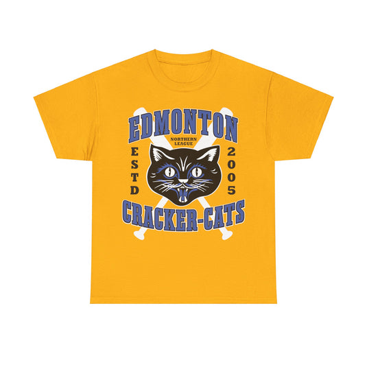 Edmonton Cracker-Cats Est 2005 Canada Baseball T-shirt