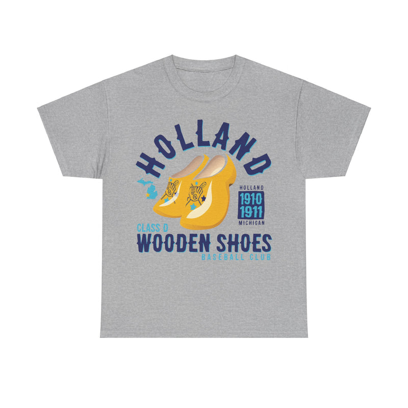 Load image into Gallery viewer, Holland Wooden Shoes Michigan Baseball T-shirt
