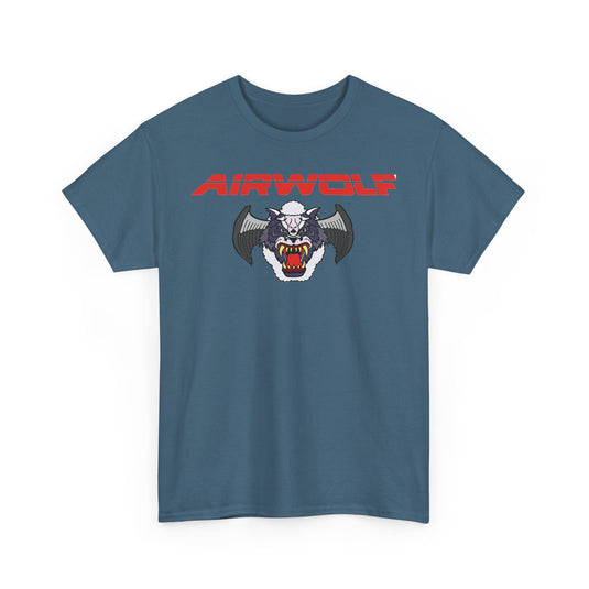 Airwolf 1984 Action Military Drama TV Show Helicopter T-shirt