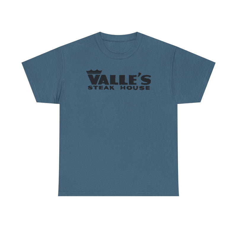 Load image into Gallery viewer, Valle's Steak House T-Shirt - Steakhouse Industry Defunct Logo Tee

