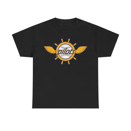 Seattle Pilots Gold Logo Nostalgic Retro Baseball Team T-shirt