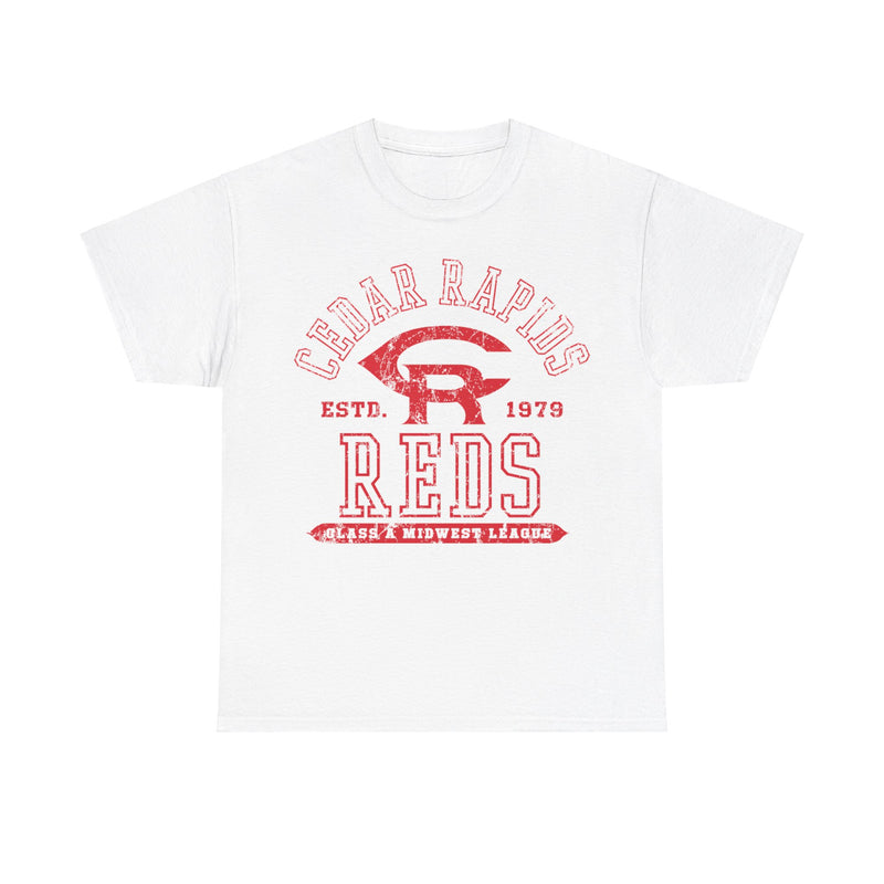 Load image into Gallery viewer, Cedar Rapids Reds Est 1979 Baseball Team T-shirt
