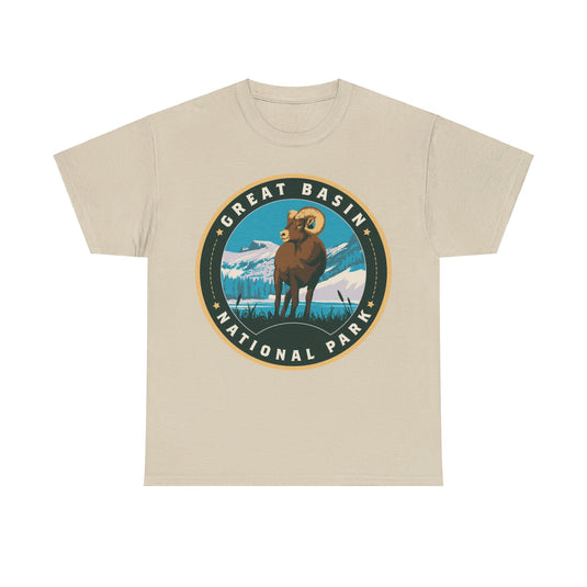 Great Basin National Park Nevada Round Logo T-shirt