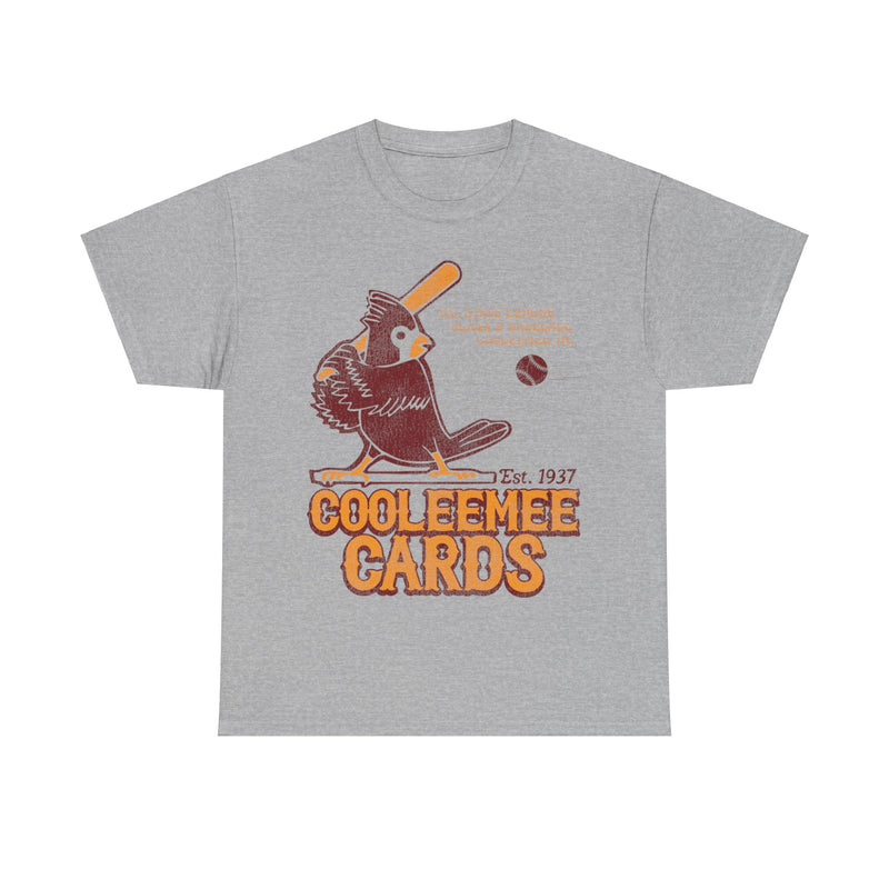 Load image into Gallery viewer, Cooleemee Cards Est 1937 Nostalgic Retro Baseball Team T-shirt
