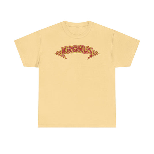 Krokus Swiss Heavy Metal Rock Band Logo T-shirt