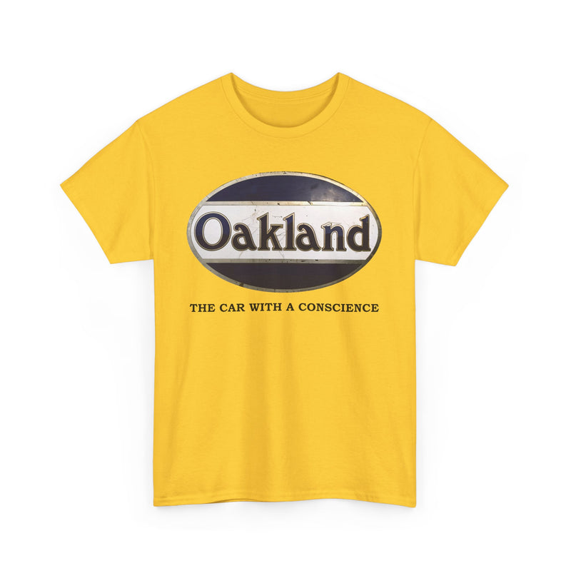 Load image into Gallery viewer, Oakland The Car With A Conscience Pontiac Predecessor T-shirt

