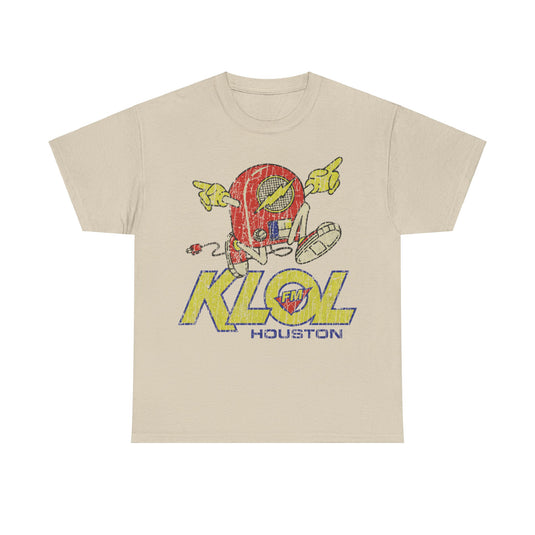 KLOL FM Houston 1970 Radio Station Nostalgic T-shirt