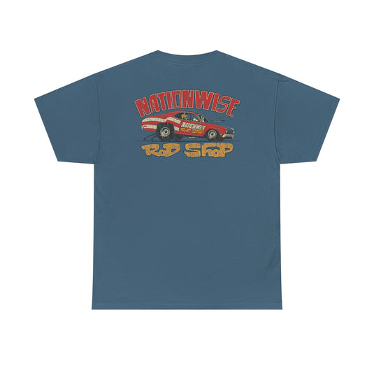 Nationwise Rod Shop 1974 Double Logo Ohio Auto Parts T-shirt