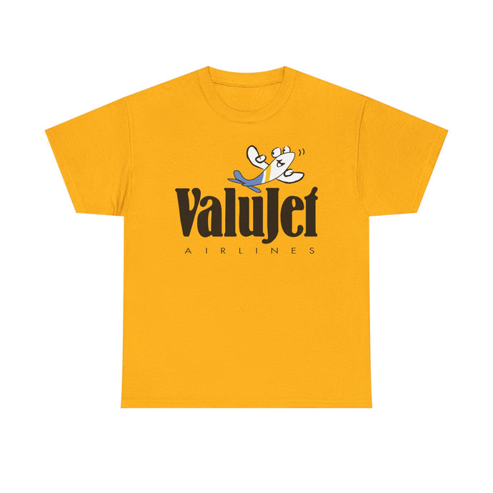 ValuJet Airlines Cartoon Plane Character Vintage Florida Carrier T-shirt