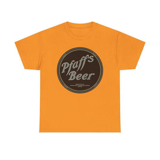 Pfaff's Beer Boston Massachusetts Brewery Company Logo T-Shirt