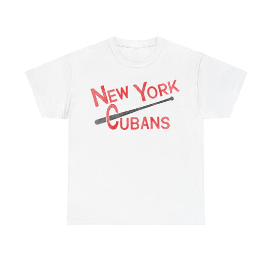 New York Cubans Nostalgic Retro Baseball Team T-shirt