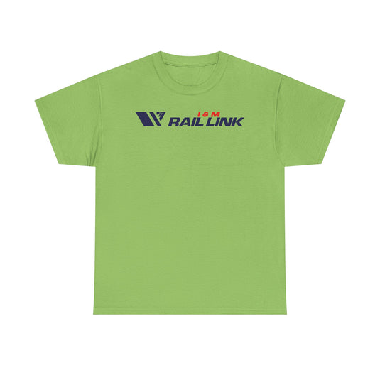 I&M Rail Link Railroad Vintage Train Railway Logo T-Shirt