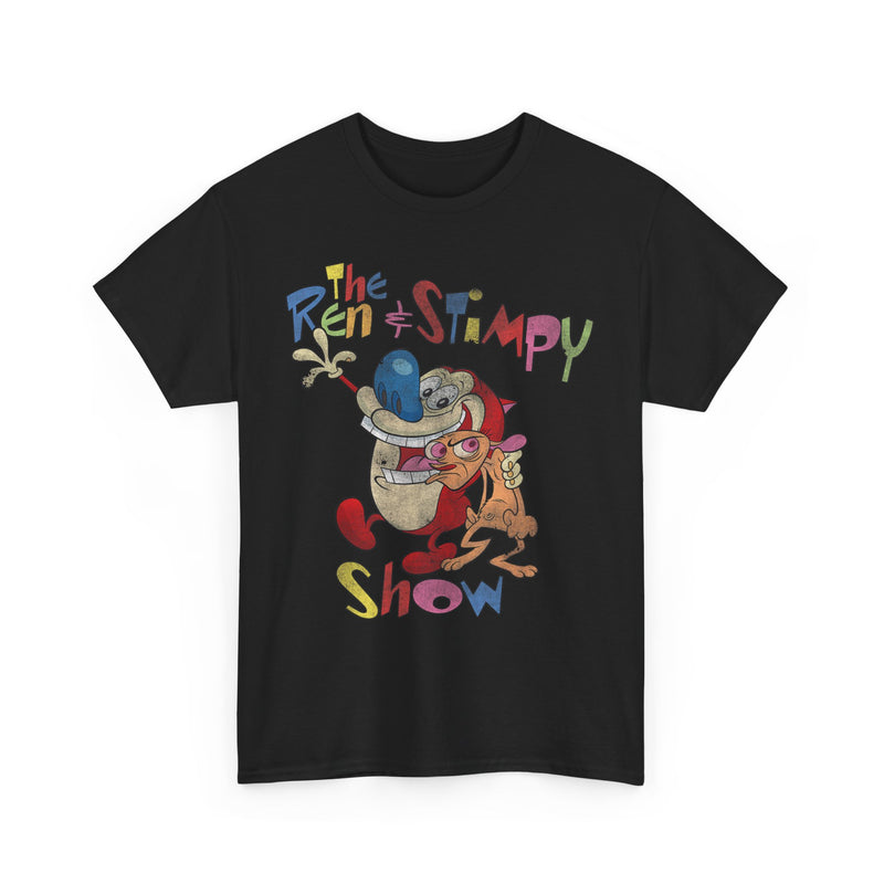 Load image into Gallery viewer, Ren Stimpy Logo Animated TV Show T-shirt
