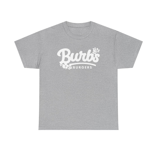 Burbs Burgers T-Shirt - Burger Restaurant Industry Defunct Logo Tee
