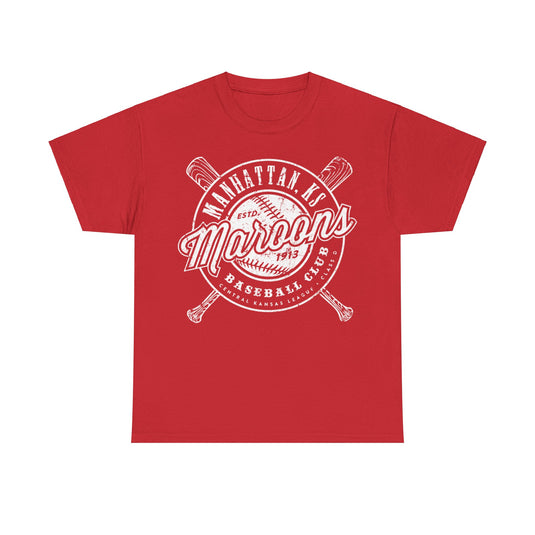 Manhattan Maroons Est 1913 New York Baseball T-shirt