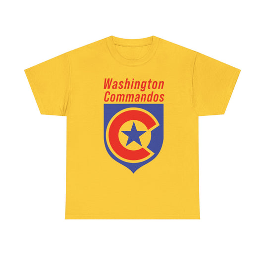 Washington Commandos Arena Football 1987 1990 T-shirt
