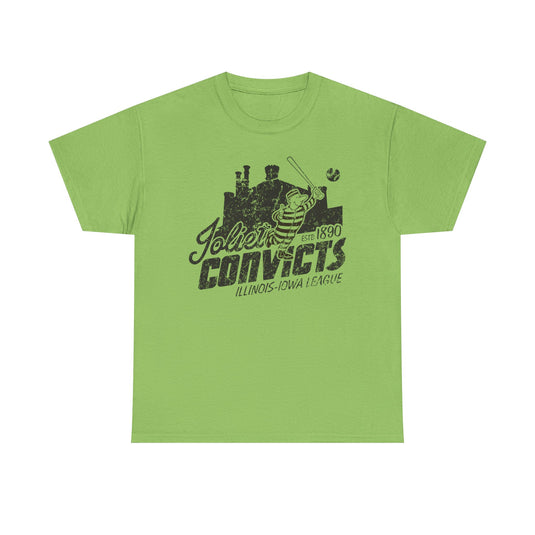 Joliet Convicts Est 1890 Illinois Baseball T-shirt
