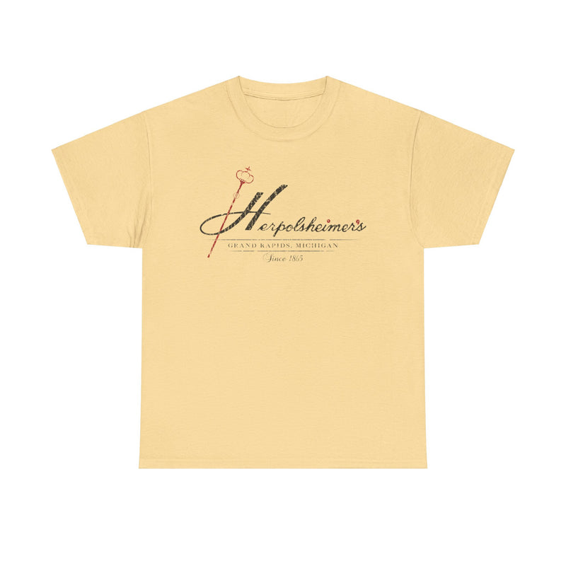 Load image into Gallery viewer, Herpolsheimers Est 1865 Michigan Retail Store T-shirt
