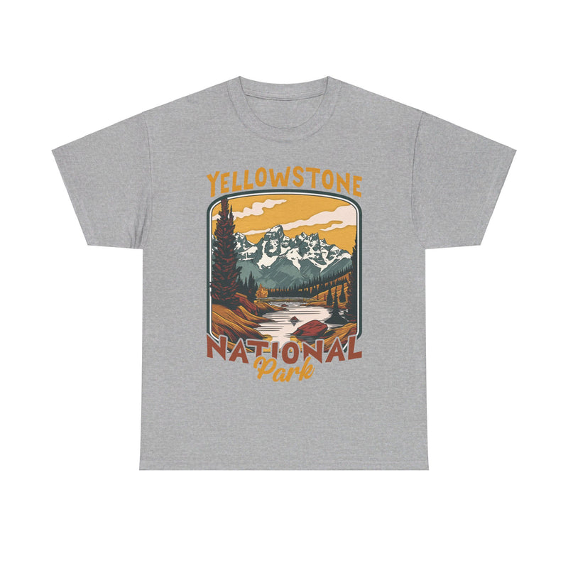 Load image into Gallery viewer, Yellowstone National Park Wyoming Poster Print T-shirt
