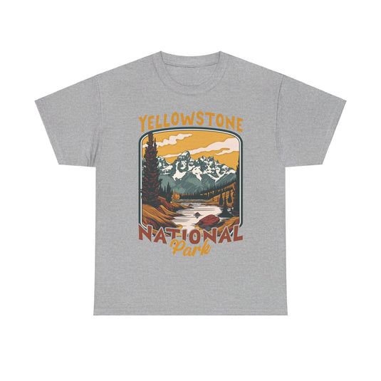 Yellowstone National Park Wyoming Poster Print T-shirt