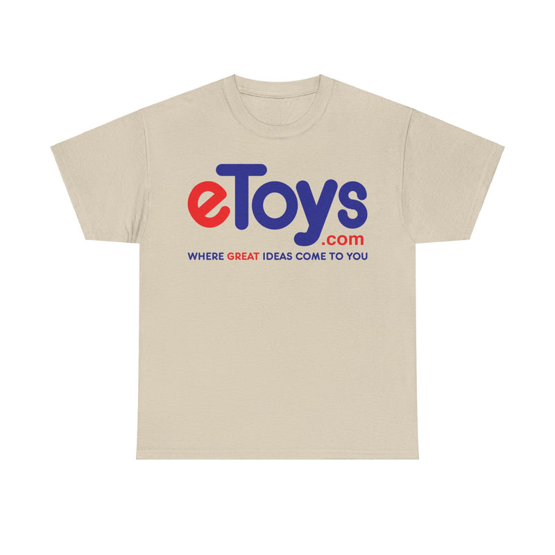 Load image into Gallery viewer, Etoys.com Logo T-Shirt: “Where Great Ideas Come To You”
