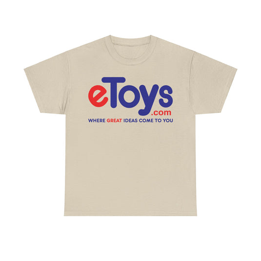 Etoys.com Logo T-Shirt: “Where Great Ideas Come To You”