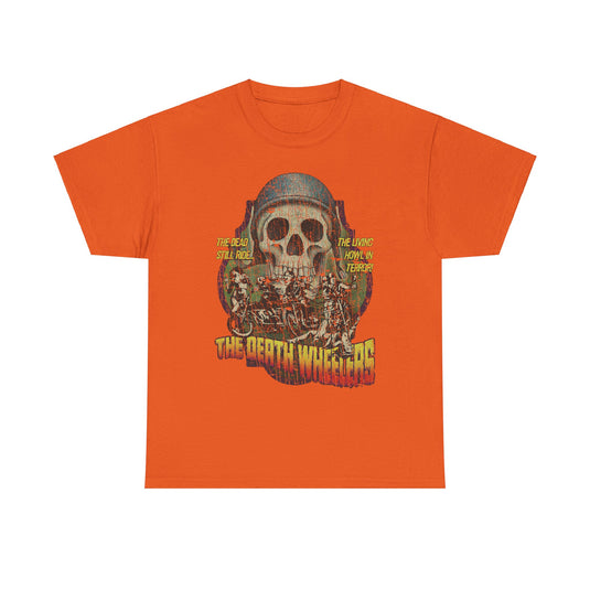 The Death Wheelers 1973 Horror Action Bike Gang Movie T-shirt
