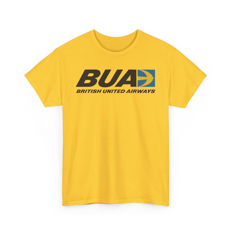 Load image into Gallery viewer, BUA British United Airways Speedbird Logo UK Aviation History T-shirt
