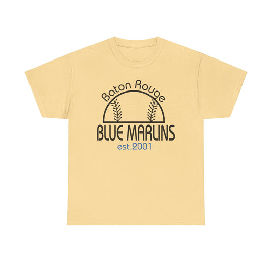 Baton Rouge Blue Marlins Louisiana Nostalgic Baseball 2001 T-shirt