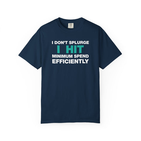 Minimum Spend Credit Card Bonus Point Miles Travel Teal T-shirt