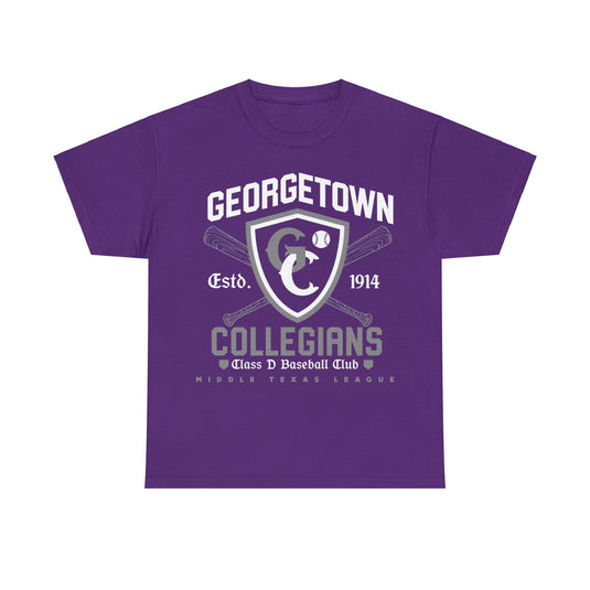 Georgetown Collegians Est 1914 Texas Baseball T-shirt