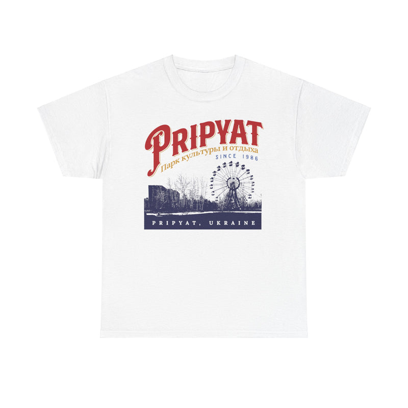 Load image into Gallery viewer, Pripyat Amusement Park Ukraine Nostalgic T-shirt
