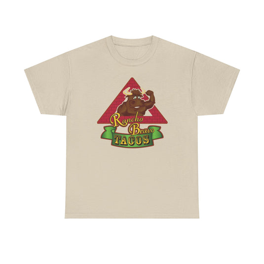 Rancho Bravo Tacos T-Shirt - Taco Restaurant Industry Defunct Tee