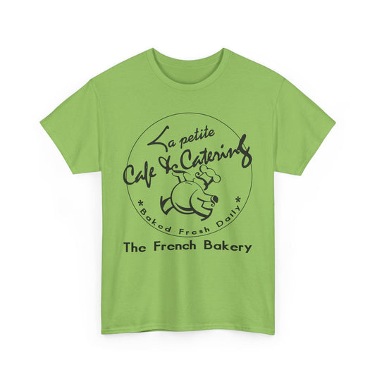 La Petite Cafe & Catering French Bakery Vintage Logo Classic Food T-Shirt