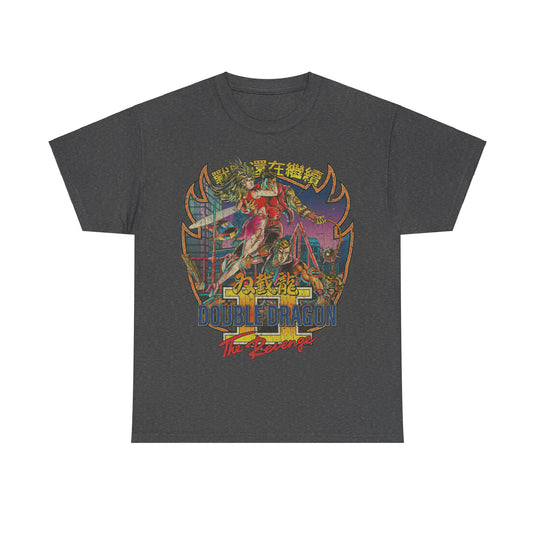 Double Dragon II The Revenge 1988 Video Game T-shirt