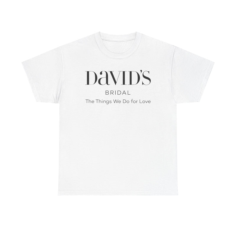 Load image into Gallery viewer, David&#39;s Bridal T-Shirt - Bankrupt Wedding Store Logo Tee - Bridal Chain
