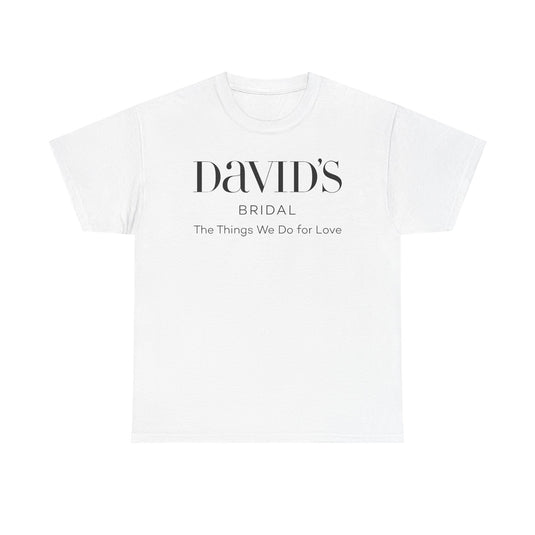 David's Bridal T-Shirt - Bankrupt Wedding Store Logo Tee - Bridal Chain