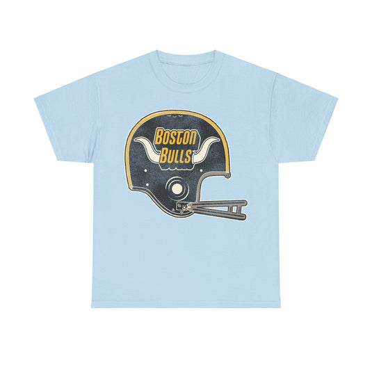 Boston Bulls Retro Nostalgic Football Helmet T-shirt