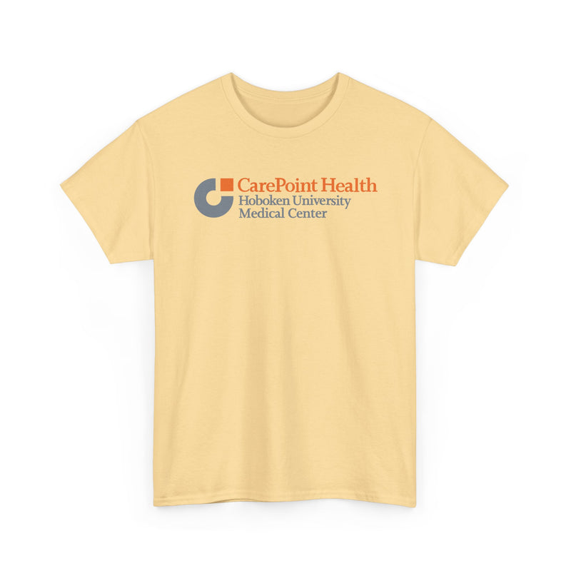 Load image into Gallery viewer, CarePoint Health Hoboken University Defunct Medical Center Logo T-Shirt Hospital Tee
