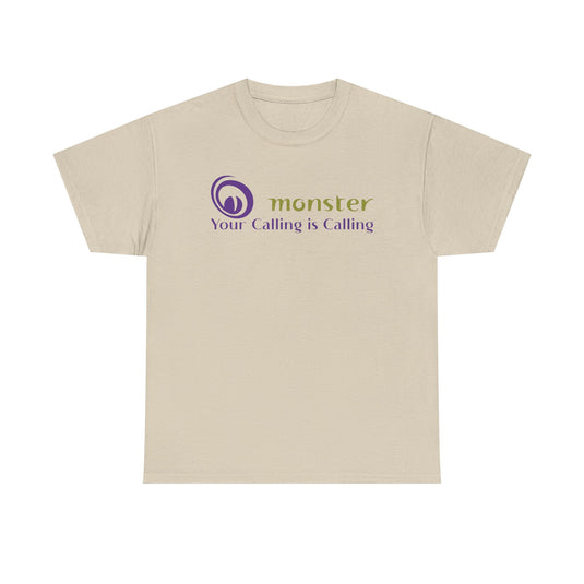 Monster Worldwide T-Shirt - Job Search Employment Industry Logo Tee