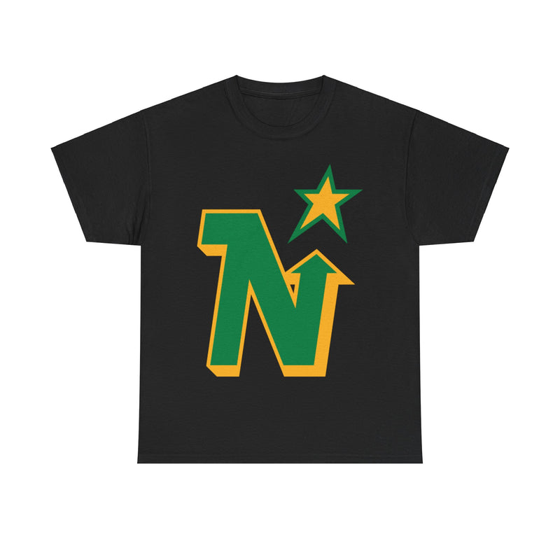 Load image into Gallery viewer, Minnesota North Stars Hockey 1991 Nostalgic Logo T-shirt
