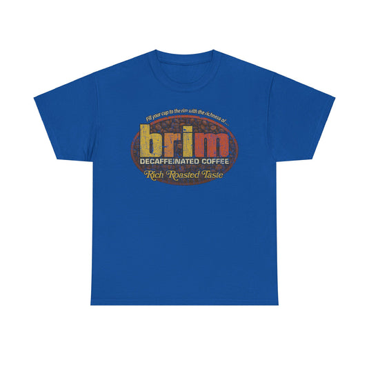 Brim Decaffeinated Coffee Nostalgic Logo T-shirt