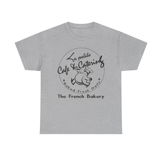 La Petite Cafe & Catering French Bakery Vintage Logo Classic Food T-Shirt