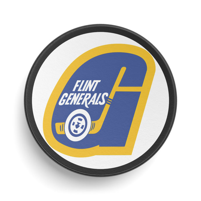 Flint Generals Michigan Hockey Puck