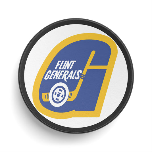 Flint Generals Michigan Hockey Puck